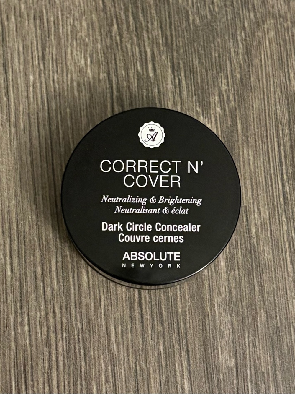 Absolute New York Correct N' Cover Dark Circle Concealer in Fair